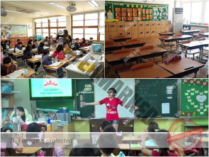 Классы младшей школы Южной Кореи