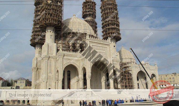Реставрация мечети в Азербайджане